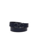 フェラガモ FERRAGAMO Gancini Belt In Calfskin メンズ アクセサリー ベルト・サスペンダー Blue 95 男性 670384...