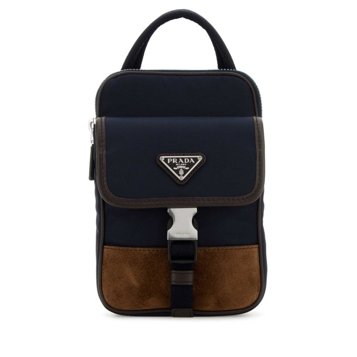 【楽天ブラックフライデー最大80%OFF+P2倍~】Prada プラダ メンズ テックアイテム 2ZH194384F0C1B Two-tone nylon an...