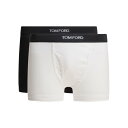 トムフォード TOM FORD 2-pack boxer with logo T4XC31040999 Men アンダーウェア Black S M L XL 2XL 【送料無料・関税込】