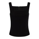 Max Mara マックスマーラ レディース タンクトップ・キャミソール 2521166013600711003 TOP "BADENI1234" BLACK 42 40 44 【送料無料・関税込】