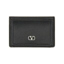 ヴァレンティノ Valentino Garavani "VLOGO SIGNATURE" CARD HOLDER 6Y2P0V15UAG0NO Men 財布・カードケース BLACK onesize 【送料無料・関税込】