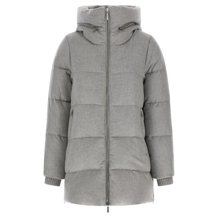 MooRER ムーレー レディース ダウンジャケット・コート MODPI100059U0041 'Carinzia' down jacket Gray IT40 IT42 IT46 42 40 46 【送料無料・関税込】