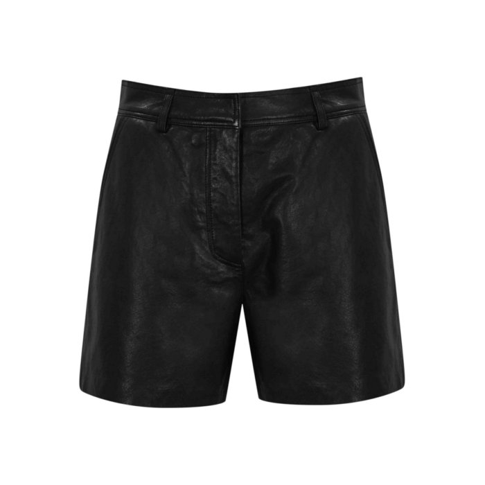 ウィークエンド マックスマーラ Weekend Max Mara Virgola Leather Shorts 2515431011600000 Women ショートパンツ Black 38 42 40 【送料無料・関税込】