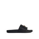 ヴェルサーチェ VERSACE Black Rubber Slippers 10182291A129401B00V Men サンダル Black 40 41 45 46 【送料無料・関税込】