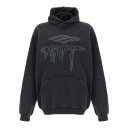 バレンシアガ Balenciaga '3B Liquefied' hoodie 803265TRVS91013 Women スウェット・フーディー Black ...