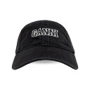 GANNI ガニー レディース 帽子 A6300099 GANNI Hats Black Blacks and greys onesize 【送料無料・関税込】
