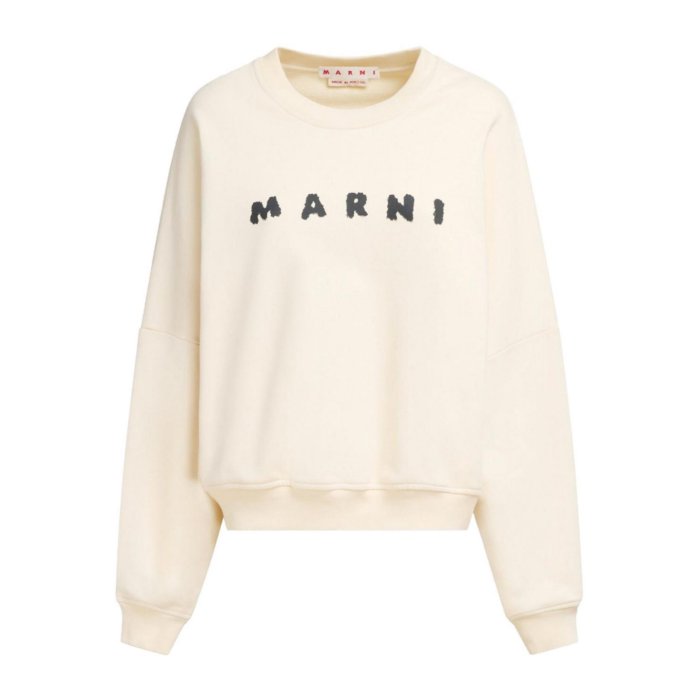 MARNI(マルニ) ロゴ 長袖スウェットプルオーバー 新品未使用 タグ付き 楽天市場】MARNI マルニ(素材(生地・毛糸)スウェット)の通販