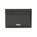 ヒューゴボス HUGO BOSS LEATHER CARD HOLDER 5054616610272879001 Men 財布・カードケース BLACK onesize 【送料無料・関税込】