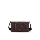 【楽天スーパーセール 最大75%OFF+P2倍】Dolce & Gabbana ドルチェガッバーナ メンズ ハンドバッグ・ショルダーバッグ BP3309A803480076 Leather Shoulder Bag With Embossed Logo Dark Brown onesize 【送料無料・関税込】