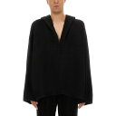 Rick Owens リック オウエンス メンズ カジュアルジャケット・ベスト RR02E1726DBC09 HOODED CAFTAN BLACK onesi...