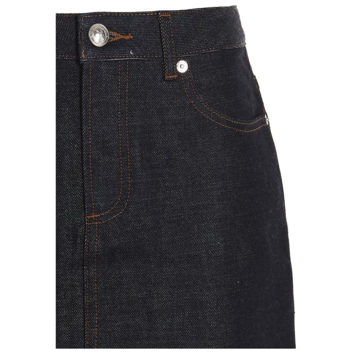 A.P.C. アーペーセー レディース スカート CODBSF06094IAI 'Jupe Standard’ denim skirt Blue EU34 EU36 EU38 EU40 EU42 34 36 38 40 【送料無料・関税込】
