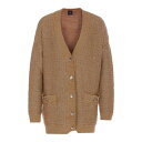 ピンコ PINKO Beige Mezzo Cardigan 104728A2FED31 Women ニット・セーター・カーディガン Brown XS S 【送料無料・関税込】(4)