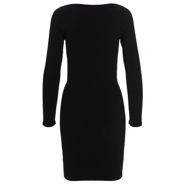 ディースクエアード Dsquared2 Ribbed viscose dress S75CV0598S18170900 Women ワンピース・ドレス・オールインワン Black S XS M 【送料無料・関税込】