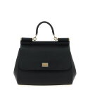 【楽天スーパーセール 最大75%OFF+P2倍】Dolce & Gabbana ドルチェガッバーナ レディース ハンドバッグ・ショルダーバッグ BB6002B100180999 'Sicily' large handbag Black onesize 【送料無料・関税込】