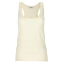 マックスマーラ Max Mara 'Abbono' top ABBONO001 Women タンクトップ・キャミソール White L M S XL 【送料無料...