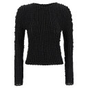 イッセイ ミヤケ ISSEY MIYAKE 'Jellyfish Pleats' sweater IM56FJ60615 Women ニット・セーター・カーディガン Black 2 【送料無料・関税込】