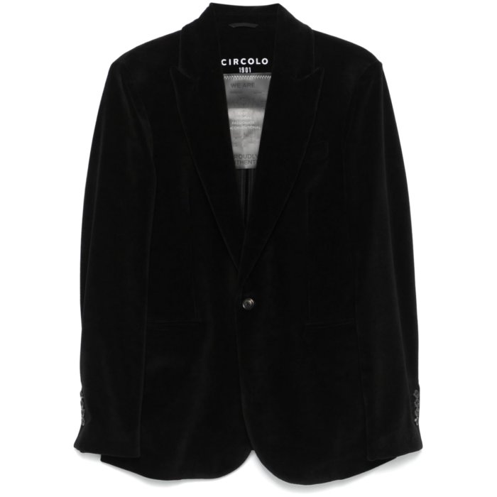 チルコロ1901 CIRCOLO 1901 Circolo 1901 Jackets Black CN4492007 Men スーツ・ジャケット Blacks and greys 46 48 50 52 54 56 【送料無料・関税込】
