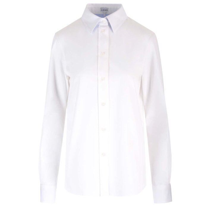 【送料&関税込】Loewe Ivory Crepe Oversize Blouse 楽天市場】ロエベ(サイズ(S/M/L)フリー)(シャツ・ブラウス
