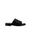フェラガモ FERRAGAMO June leather sandals 760634 Men サンダル Black 8 5 7 【送料無料・関税込】