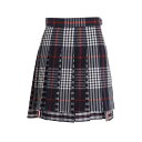 トム・ブラウン Thom Browne Check skirt FGC724AF0172960 Women スカート Blue IT38 IT40 IT42 42 【送料無料・関税込】