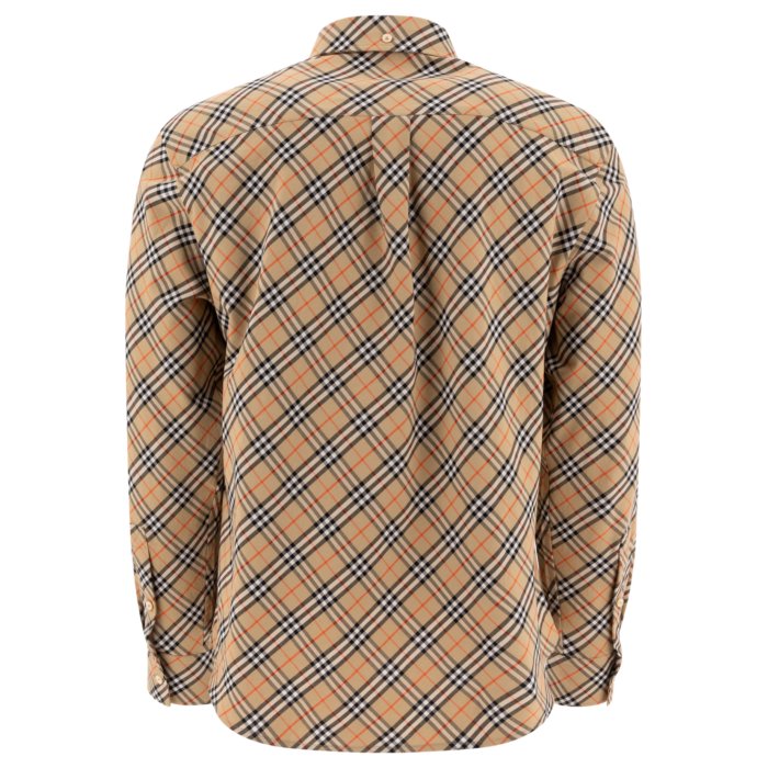 Burberry バーバリー メンズ シャツ・ブラウス 8104072 Cotton Check Shirt Beige S M XL L 【送料無料・関税込】