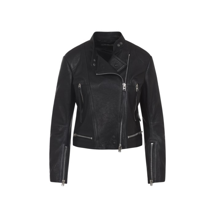 TOM FORD ȥե ǥ 쥶&ե㥱åȡ CSL788LEX402LB999 Racer jacket Black IT34...