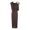 ランバン LANVIN Draped long dress RWDR00245803H23693 Women ワンピース・ドレス・オールインワン Brown 3...