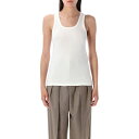 サンローラン Saint Laurent Saint Laurent Top White 824583YB2MH9000 Women タンクトップ・キャミソール...