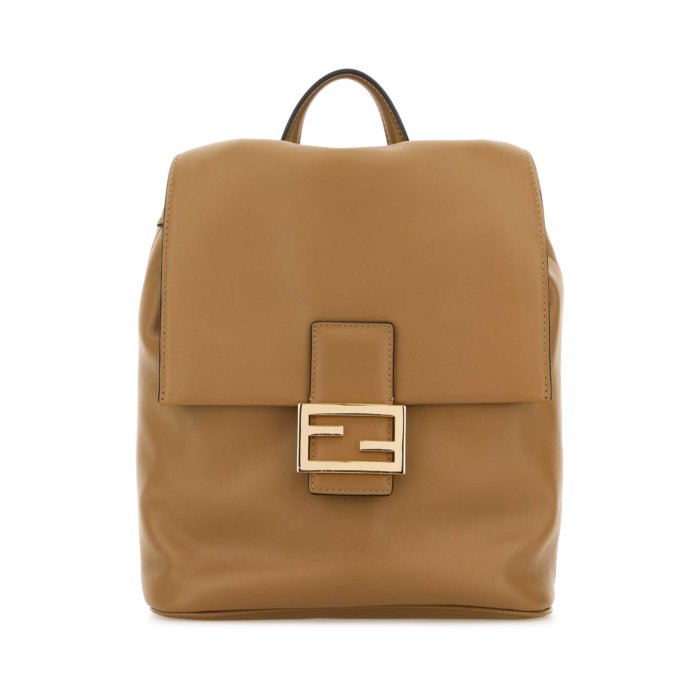 FENDI フェンディ レディース バックパック 8BZ057AYJ1F19P8 Camel leather backpack Camel onesize 【送料無料・関税込】