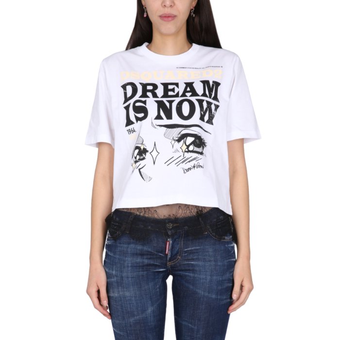 D squared2★ホワイトコットンTシャツ★送関込 楽天市場】ディースクエアード tシャツ(カラーホワイト