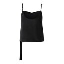 【楽天スーパーセール 最大75%OFF+P2倍】PINKO ピンコ レディース タンクトップ・キャミソール 104684A2COZ99 Top Georgette and Satin turkey Black 42 40 38 【送料無料・関税込】