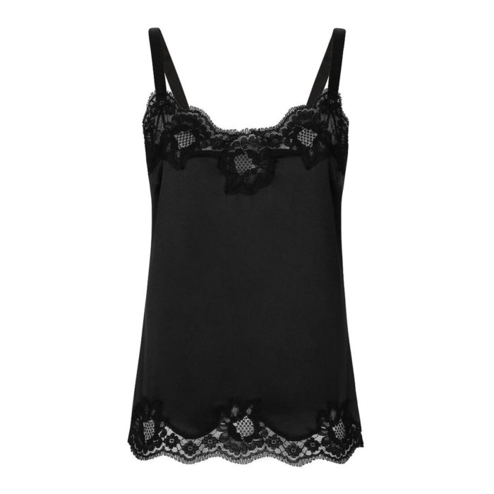 ドルチェガッバーナ Dolce & Gabbana Top O7A00TONO13N0000 Women アンダーウェア Black 4 3 2 1 【送料無料...