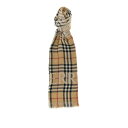 バーバリー Burberry Check Wool Scarf 8105913 Women スカーフ・マフラー Multicolour onesize 【送料無...