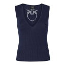 ピンコ PINKO Top with V -neck 104808A1KWF92 Women タンクトップ・キャミソール Blue L S M XS 【送料無料...