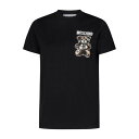 【楽天スーパーセール 最大75%OFF+P2倍】MOSCHINO モスキーノ レディース Tシャツ・カットソー 070904411555 Teddy Bear Black T-Shirt Black S XS L M 【送料無料・関税込】