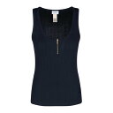 パトゥ Patou Tank Top Logo JE1499971699N Women タンクトップ・キャミソール Blue S M L XS 【送料無料・関税...