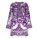 ドルチェガッバーナ Dolce & Gabbana 'Maiolica' print mini dress F61A2THI1TKIP3TN Women ワンピ...