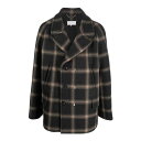 メゾン マルジェラ Maison Margiela Double-breasted coat S67AM0071S78242001F Men コート・ダウン B...
