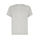 【楽天お買い物マラソン 最大75%OFF+最大P4倍】Brunello Cucinelli ブルネロ・クチネリ レディース Tシャツ・カットソー M41810000C072 Brunello Cucinelli T-shirts and Polos Light Grey Blacks and greys L M S XS 2XL 【送料無料・関税込】|詳細画像