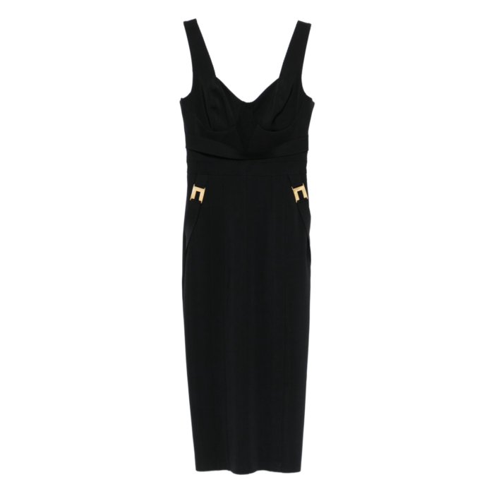 エリザベッタ フランキ Elisabetta Franchi Elisabetta Franchi Dresses Black AB80856E2110 Women ワンピース・ドレス・オールインワン Blacks and greys 40 42 44 38 【送料無料・関税込】
