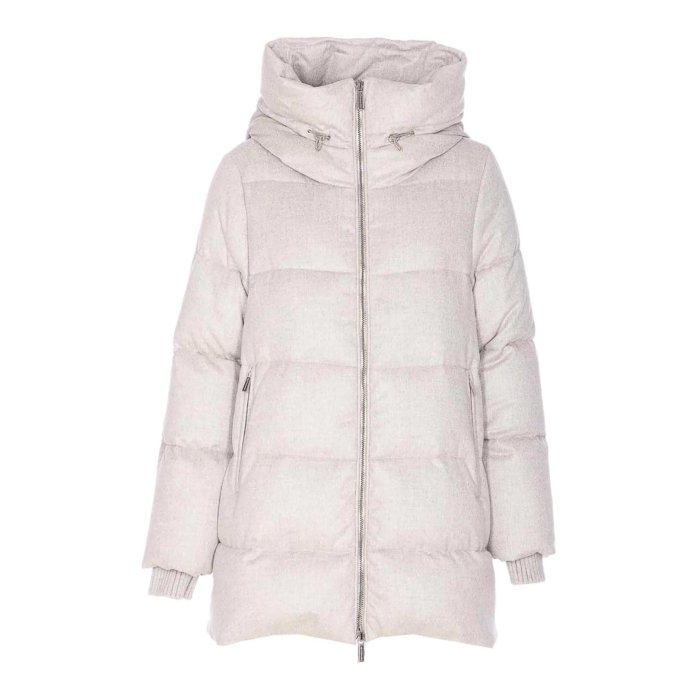 MooRER ムーレー レディース ダウンジャケット・コート CARINZIALS9U0041 Grey Carinzia Down Jacket Silver 40 42 44 【送料無料・関税込】