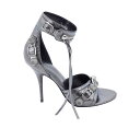 バレンシアガ Balenciaga Cagole 743057WBDK38110 Women サンダル Silver 36 37.5 40 41 38 38.5...