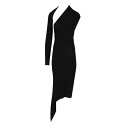 クレージュ Courreges One-shoulder dress 424JRO523JS01459999 Women ワンピース・ドレス・オールインワン B...