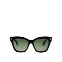 【楽天スーパーセール 最大75%OFF+P2倍】TOM FORD トムフォード レディース サングラス・アイウェア FT121701R Elvira Sunglasses Black 55 【送料無料・関税込】