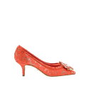 【楽天スーパーセール 最大75%OFF+P2倍】Dolce & Gabbana ドルチェガッバーナ レディース パンプス・ハイヒール CD0066AL19880317 Bellucci pumps Light Orange 41 38 【送料無料・関税込】