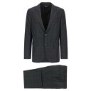 ZEGNA ゼニア メンズ スーツ 222040A220FT2Y7R001 Wool dress One hundred and twenty thousand Gray IT48 IT50 IT52 IT54 【送料無料・関税込】