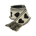 ヴァレンティノ Valentino Garavani SCARF (180X7CM) | ANTIBES | COTONE/JACQUARD CUORE/MET...