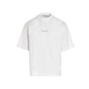 Marni マルニ メンズ Tシャツ・カットソー HUMU0223P1USCS87LOW01 Logo printed t-shirt White IT44 IT46 IT48 IT50 IT52 IT54 52 50 44 46 48 54 【送料無料・関税込】