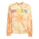 ケンゾー KENZO Tie-dye sweatshirt FC52SW8474ML35C Women スウェット・フーディー Orange M L 【送料無料...