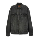 バレンシアガ Balenciaga Denim jacket with used effect 681690TBP471205 Women カジュアルジャケット...